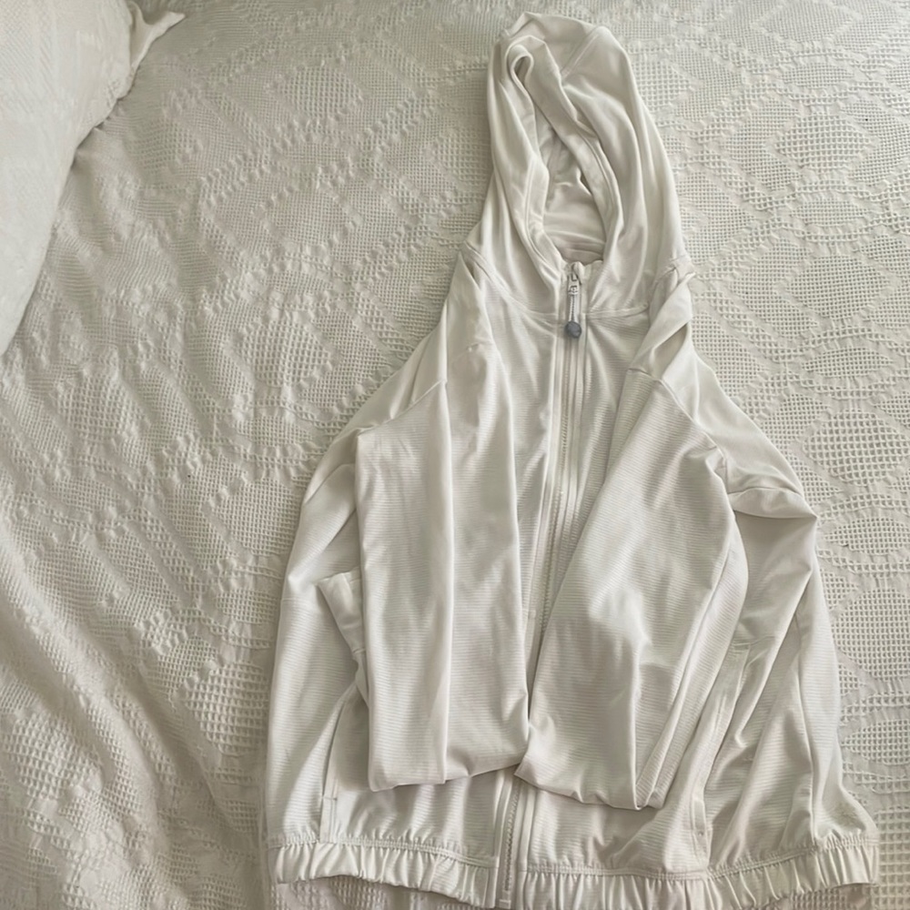 White Athleta Girl Jacket